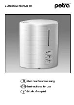 Preview for 1 page of Petra electric LB 40 Instructions For Use Manual