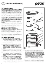 Preview for 2 page of Petra electric LB 40 Instructions For Use Manual