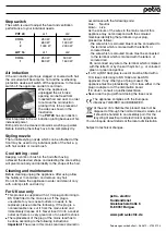 Preview for 8 page of Petra electric LHT 16 Instructions For Use Manual