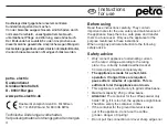 Preview for 4 page of Petra electric M 15 Instructions For Use Manual