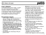 Preview for 7 page of Petra electric M 15 Instructions For Use Manual