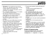 Preview for 10 page of Petra electric M 15 Instructions For Use Manual