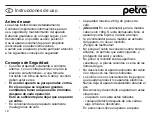 Preview for 12 page of Petra electric M 15 Instructions For Use Manual