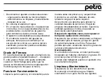 Preview for 13 page of Petra electric M 15 Instructions For Use Manual