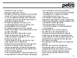 Preview for 15 page of Petra electric M 15 Instructions For Use Manual