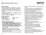 Preview for 12 page of Petra electric M 20.07 Instructions For Use Manual