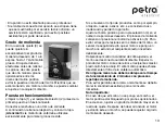 Preview for 13 page of Petra electric M 20.07 Instructions For Use Manual