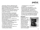 Preview for 15 page of Petra electric M 20.07 Instructions For Use Manual