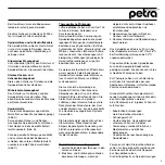 Предварительный просмотр 5 страницы Petra electric PerlFit PF 15 Instructions For Use Manual