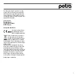 Предварительный просмотр 7 страницы Petra electric PerlFit PF 15 Instructions For Use Manual