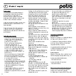 Предварительный просмотр 12 страницы Petra electric PerlFit PF 15 Instructions For Use Manual