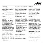 Предварительный просмотр 13 страницы Petra electric PerlFit PF 15 Instructions For Use Manual