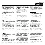 Предварительный просмотр 14 страницы Petra electric PerlFit PF 15 Instructions For Use Manual