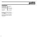 Предварительный просмотр 16 страницы Petra electric PerlFit PF 15 Instructions For Use Manual