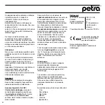 Предварительный просмотр 20 страницы Petra electric PerlFit PF 15 Instructions For Use Manual