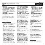 Предварительный просмотр 21 страницы Petra electric PerlFit PF 15 Instructions For Use Manual