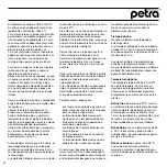 Предварительный просмотр 22 страницы Petra electric PerlFit PF 15 Instructions For Use Manual