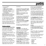 Предварительный просмотр 29 страницы Petra electric PerlFit PF 15 Instructions For Use Manual