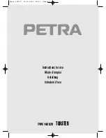 Preview for 1 page of Petra 142372 Instructions For Use Manual