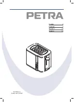 Petra 142700 Manual preview