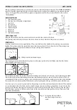 Preview for 4 page of Petra 201951 Instructions For Use Manual