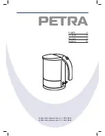 Предварительный просмотр 1 страницы Petra 230003 User Manual