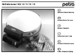 Petra WA 10 Instructions For Use Manual preview