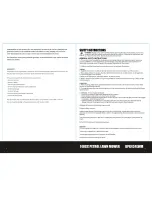 Предварительный просмотр 2 страницы Petrol DPK434LWM Safety And Operating Manual