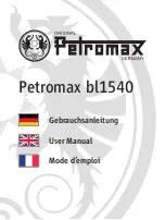 Preview for 1 page of Petromax bl1540 User Manual