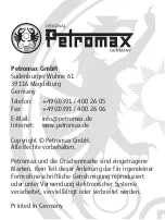 Preview for 24 page of Petromax bl1540 User Manual