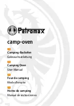 Petromax Camping Oven User Manual предпросмотр