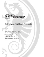 Petromax cf30 User Manual preview