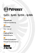 Preview for 1 page of Petromax fp15 User Manual