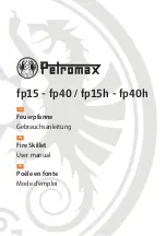 Petromax fp20-t User Manual preview