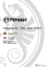 Preview for 1 page of Petromax ft1 User Manual