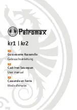 Petromax kr1 User Manual предпросмотр