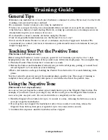 Preview for 11 page of Petsafe 400 Yard 2-Dog Trainer Operating And Training Manual