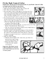 Preview for 5 page of Petsafe Big Dog Spray Bark ControlCollar Operating Manual