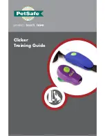 Petsafe clicker Training Manual preview