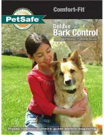 Предварительный просмотр 1 страницы Petsafe Comfort-Fit Deluxe bark control Entire Manual