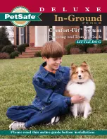 Petsafe Comfort-Fit System Operating And Training Manual preview