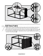 Предварительный просмотр 7 страницы Petsafe Do-It-Yourself Dog Kennel Assembly Instructions Manual