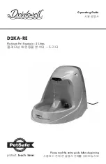 Petsafe Drinkwell D2KA-RE Operating Manual preview