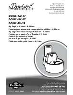 Petsafe Drinkwell DOGC-AU-17 Operating Manual preview
