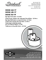 Preview for 1 page of Petsafe Drinkwell DOGC-AU-17 Operating Manual