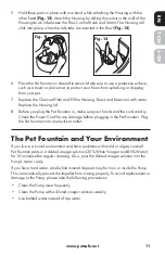 Предварительный просмотр 11 страницы Petsafe Drinkwell DOGCCN-RE Operating Manual