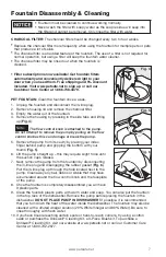 Preview for 7 page of Petsafe Drinkwell PWW00-13704 Operating Manual