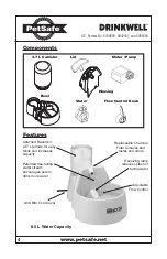 Preview for 4 page of Petsafe Drinkwell PWW00-13713 Operating Manual