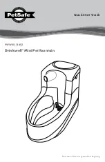 Petsafe Drinkwell PWW00-14402 Quick Start Manual preview