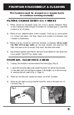 Preview for 5 page of Petsafe Drinkwell Zen Fountain Manual